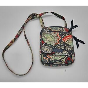 Vera Bradley Crossbody Bag Purse‎ Quilted Floral Pattern Travel Bag